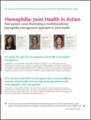Hemophilia Joint Health in Action White Paper